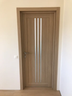 Двери Verona BLK дуб мокко Leador