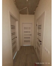 Двері Darumi Doors Versal дуб ольс Чорне скло