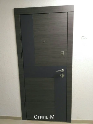 Двери Стиль-М венге серый горизонт АРТ - белое дерево "Qdoors"