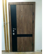 Двери Франк-М спил дерева коньячный Qdoors