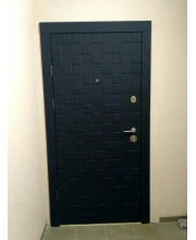Двери Онтарио софт черный/белый супермат Qdoors