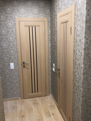 Двери Verona BLK дуб мокко Leador
