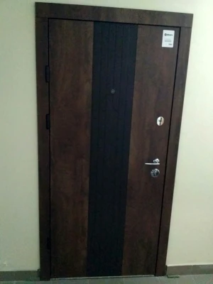 Двери Люксор спил дерева коньячный Qdoors