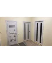 Двері Darumi Doors Versal дуб ольс Чорне скло