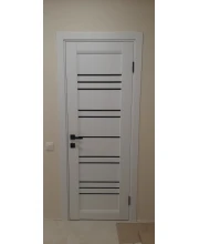 Двері Darumi Doors Versal димчастий краст сатин білий
