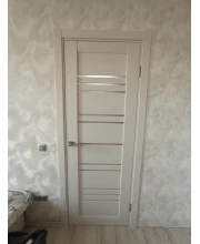 Двері Darumi Doors Versal димчастий краст сатин білий