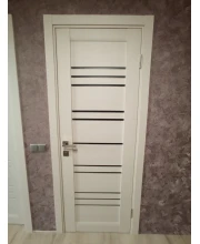 Двері Darumi Doors Versal димчастий краст сатин білий
