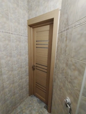 Двери Sovana BLK дуб мокко Leador