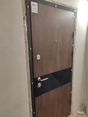 Двери Сопрано-М спил дерева коньячный Qdoors