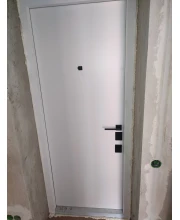 Двери Онтарио софт черный/белый супермат Qdoors