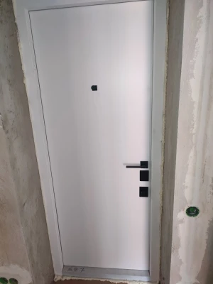 Двери Онтарио софт черный/белый супермат Qdoors