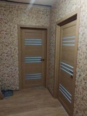 Двери Sovana BLK дуб мокко Leador