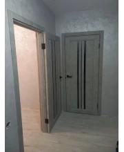 Двері Darumi Doors Stella сірий бетон сатин білий