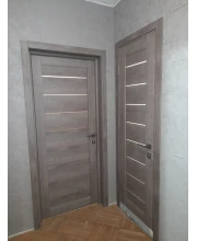 Двери Darumi Doors Leona орех бургун сатин белый