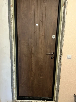 Вхідні Двері Преміум Люксор спил дерева кон'ячний Qdoors