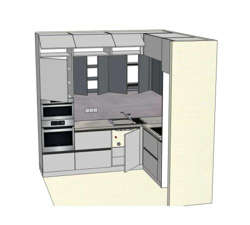 Кухня на замовлення кутова №22602 04-03-2026