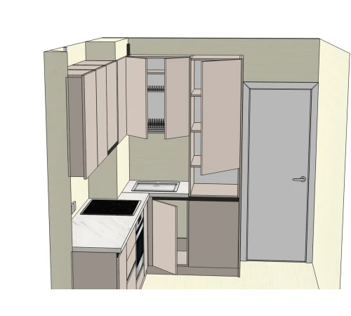 Кухня на заказ угловая №5649 08-04-2026
