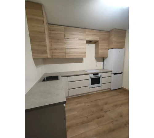 Угловая кухня на заказ Белая / Дуб Крафт золотой №38 08.08.2023