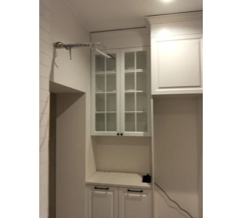 Угловая кухня на заказ крашеный МДФ RAL 9003 267