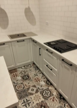 Кутова кухня на замовлення фарбований МДФ RAL 9003 267