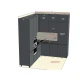 Угловая кухня на заказ Графит №75 13.09.2024