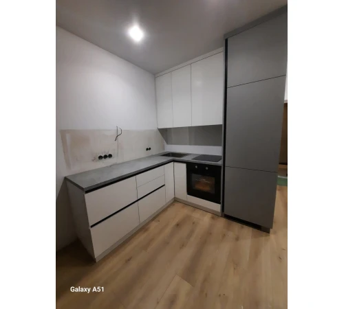 Кутова кухня на замовлення у білому кольорі №86 15.11.2024