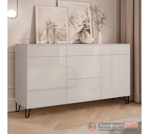 Комод-тумба Комфорт Flex 1,5 м с ДСП фасадами Кашемир для косметики