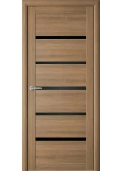 Двері Albero Megapolis PVH Vena Чорне скло