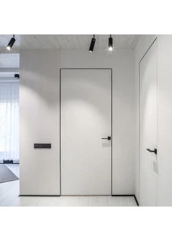 Двери Скрытого Монтажа Comeo Porte Multistrato FT с черным торцом