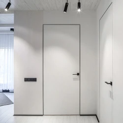Двері Прихованого Монтажу Comeo Porte Multistrato FT з чорним торцем