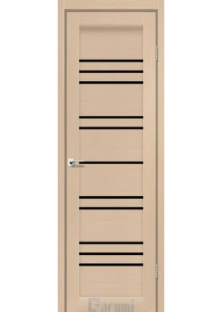 Двери Darumi Doors Versal дуб боровой нестандартная Черное стекло