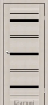Двері Darumi Doors Darina дуб мембау Чорне скло