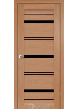 Двери Darumi Doors Darina дуб натуральный Черное стекло