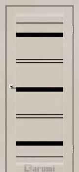 Двері Darumi Doors Darina димний краст Чорне скло