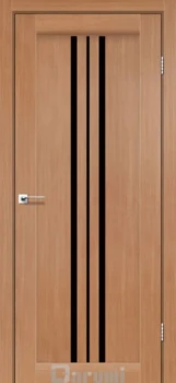 Двері Darumi Doors Stella дуб натуральний Чорне скло