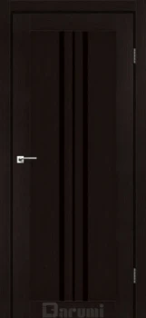 Двері Darumi Doors Stella дуб честнат Чорне скло