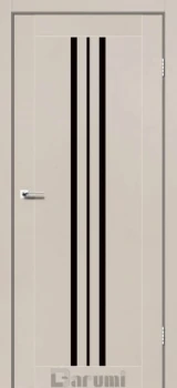 Двері Darumi Doors Stella димчастий краст Чорне скло