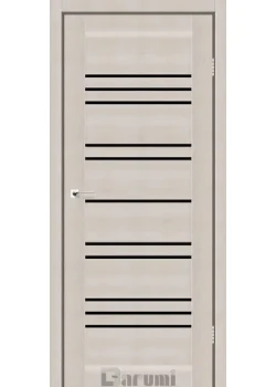 Двери Darumi Doors Versal дуб мембау Черное стекло
