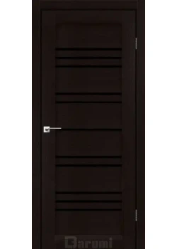Двери Darumi Doors Versal дуб честнат Черное стекло