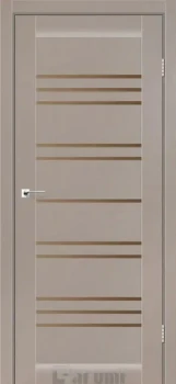 Двері Darumi Doors Versal сірий краст сатин бронза