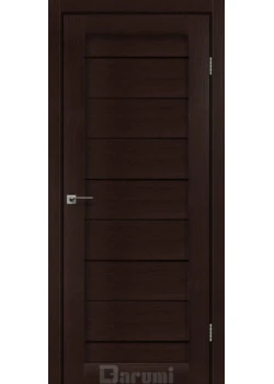 Двери Darumi Doors Leona дуб честнат Черное стекло