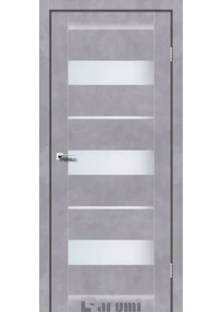 Двери Darumi Doors Marsel серый бетон сатин белый