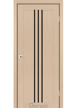 Двери Darumi Doors Christi дуб боровой Черное стекло