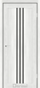 Двері Darumi Doors Christi ясен отару Чорне скло
