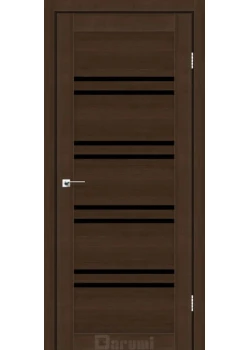 Двери Darumi Doors Mary дуб честнат Черное стекло