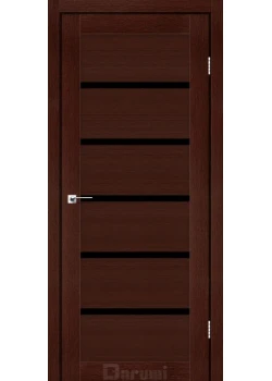Двери Darumi Doors Tina венге панга Черное стекло