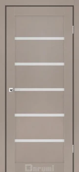 Двері Darumi Doors Tina сірий краст сатин білий