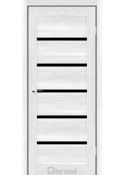 Двери Darumi Doors Tina ясень отару Черное стекло