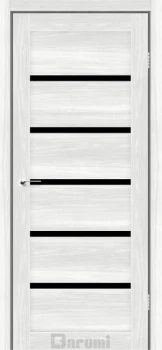 Двері Darumi Doors Tina ясен отару Чорне скло