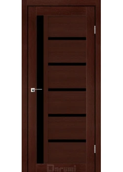Двери Darumi Doors Arny венге панга Черное стекло